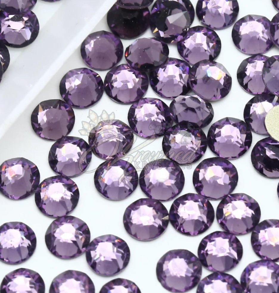 Tanzanite Purple Glass Rhinestones