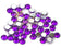 Purple Resin Rhinestones